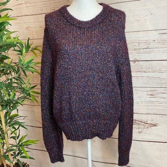 Madewell Shimmer Pullover Chunky Knit Sweater NWT - Picture 8 of 13